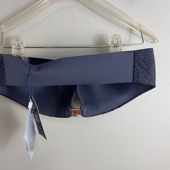 Evelyn & Bobbie everyday bustier front clasp push up bra  size 10 - Picture 7 of 9